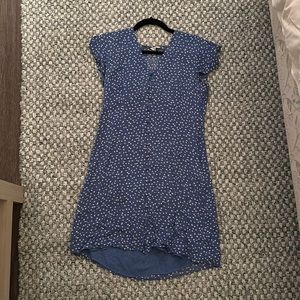 Rails small blue dress